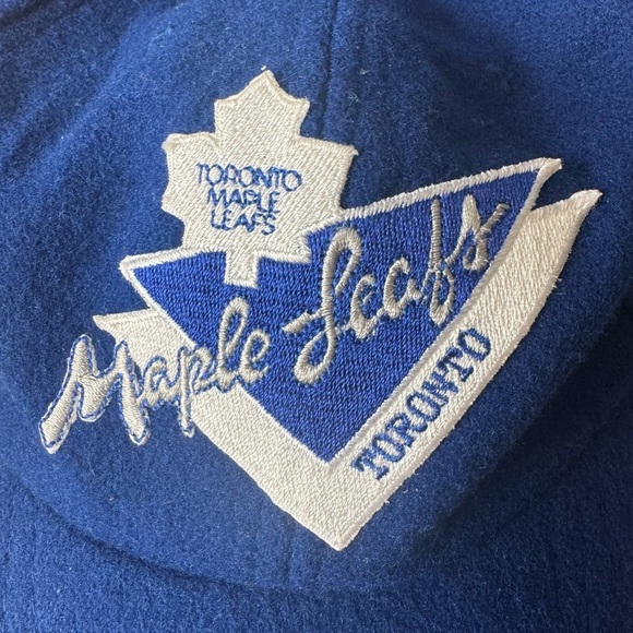 VTG ‘80s/‘90s Toronto Maple Leafs NHL Hockey Snapback Cap Hat - Picture 5 of 6